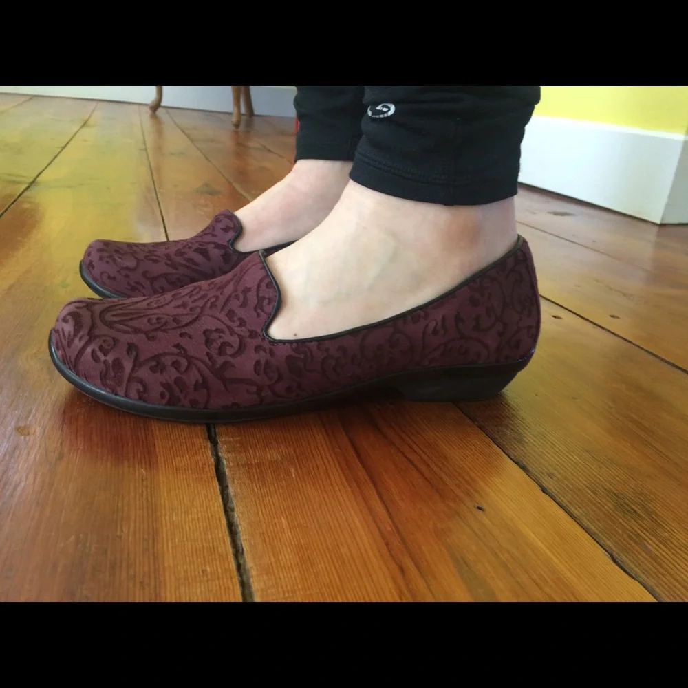 Dansko loafers in purple detailed suede - Picture 4 of 4